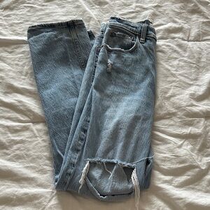 Abercrombie & Fitch Light Blue High Rise Jeans